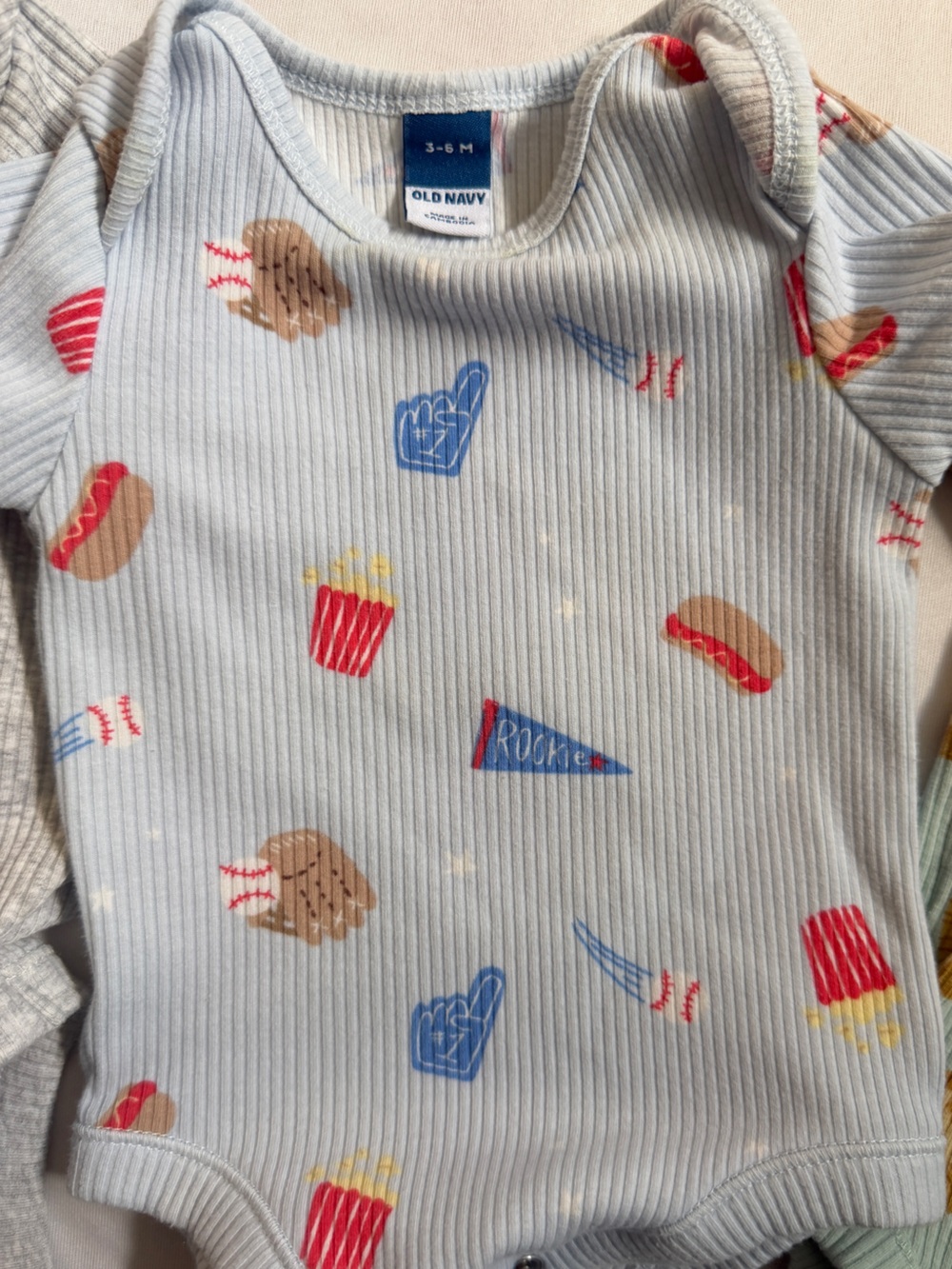 3 Old Navy Onesies 3-6m